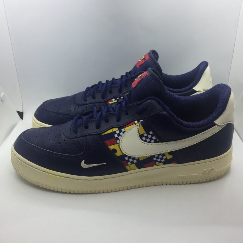 Nike Air Force 1 Low Nautical Redux Navy Sailing Men’s Shoes Size 12 AR5394-400 - Picture 2 of 14